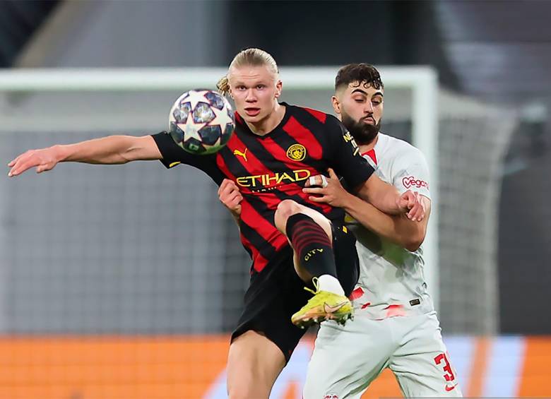 Esta vez Erling Haaland no pudo imponer condiciones ante los demás rivales. En casa espera ser efectivo ante el RB Leipzig, de Alemania. FOTO Getty