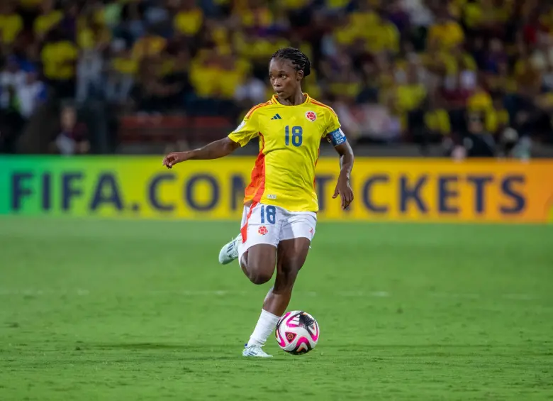 La colombiana Linda Caicedo hace parte del once ideal del fútbol femenino mundial. FOTO: Juan Antonio Sánchez