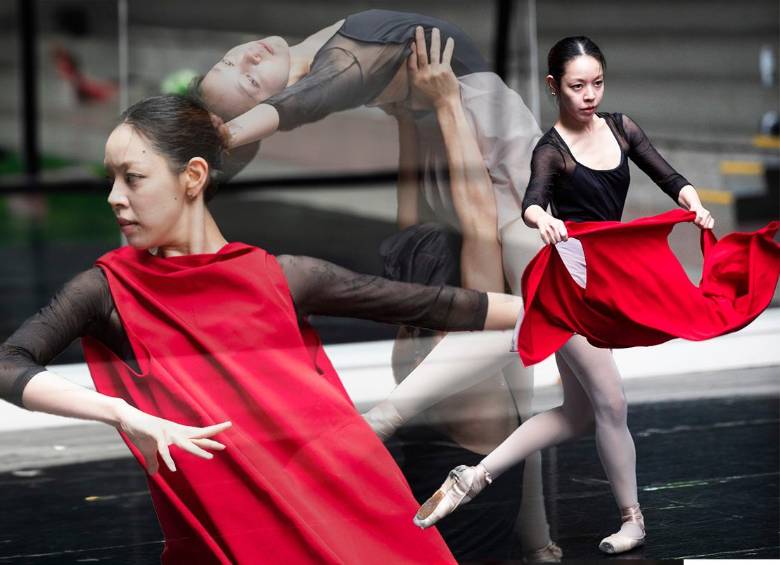María Takemoto hace parte de la compañía del Ballet Metropolitano de Medellín. Vive en la ciudad hace poco más de tres años.