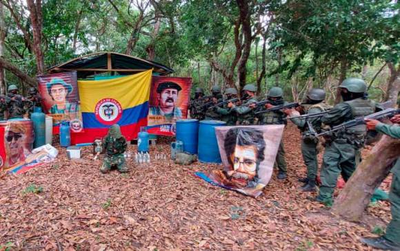 La FANB reportó la captura de este disidente de las Farc en la destrucción de un campamento de esa estructura armada ilegal en territorio venezolano. FOTO: FANB