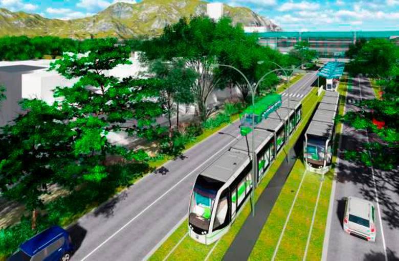 El metro atravesará el occidente de la ciudad, desde Aguacatala hasta Caribe. rendercortesía