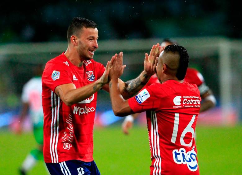 Independiente Medellín ha tenido una notoria mejorías tras el clásico antioqueño de la fecha 10. FOTO: JAIME PÉREZ. 