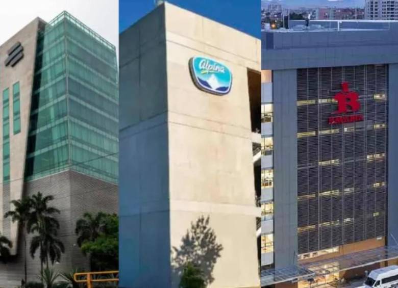 Bancolombia, Alpina y Bavaria, las mejores empresas en reputación. FOTO: Cortesía empresas.