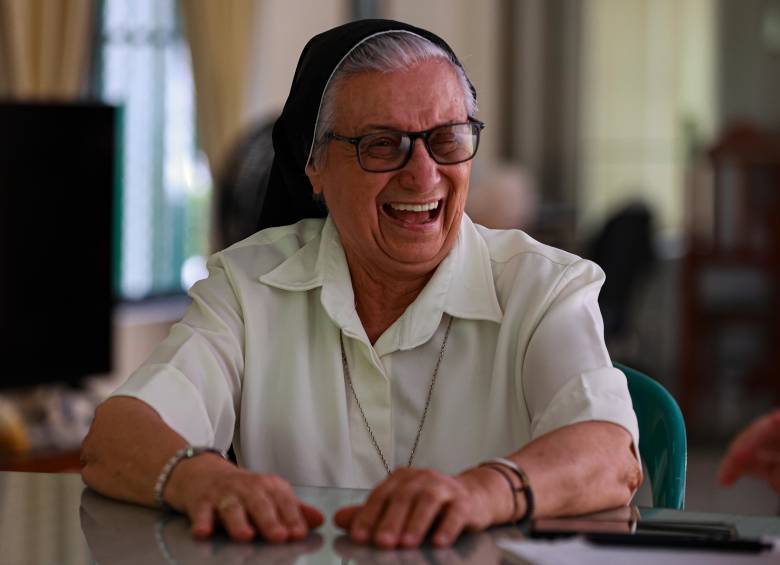 La hermana Carolina María Agudelo Arango dirige la Fundación Compartir en Urabá desde 1994. FOTO: MANUEL SALDARRIAGA