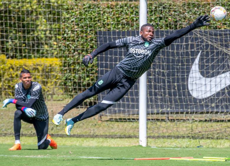 Chipi Chipi Castillo sumó 25 partidos en 2023 con el club paisa, con 30 goles en contra y 7 porterías invatidas. FOTO: Juan Antonio Sánchez