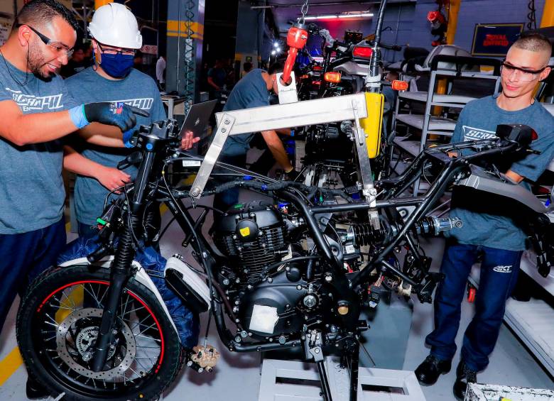 Cada vez se venden más motos en Colombia. FOTO: Jaime Pérez