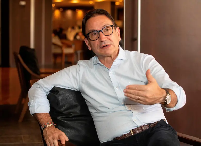 Juan Carlos Mora, presidente de Bancolombia. FOTO Esneyder Gutiérrez. 