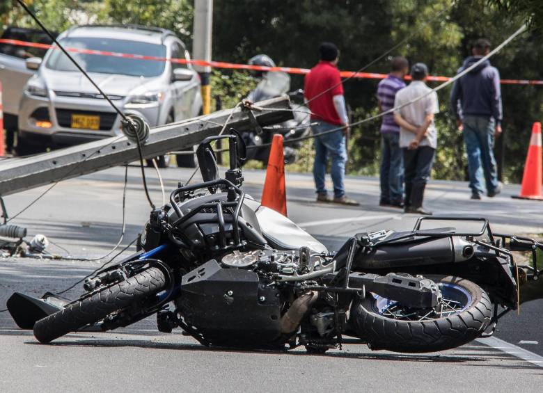 Entre enero y abril de 2025 se han registrado 86 accidentes en la doble calzada Las Palmas, con un aumento del 28% frente a 2024. FOTO El Colombiano
