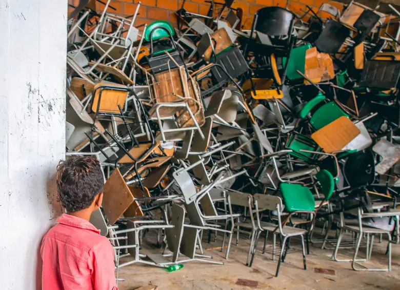 Cada vez son menos los pupitres usados en los colegios públicos y privados. Los segundos se han visto más afectados. FOTO JUAN ANTONIO SÁNCHEZ