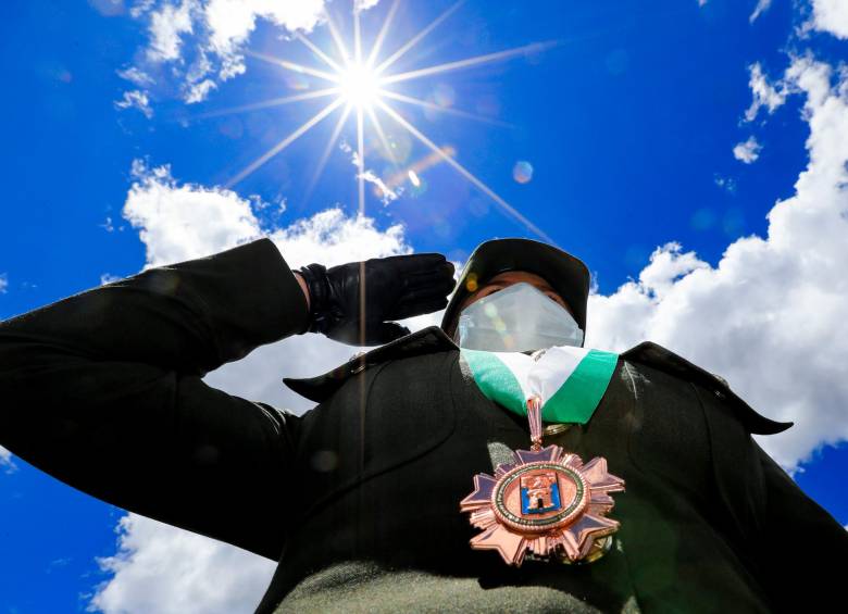 Militar condecorado. FOTO. Jaime Pérez
