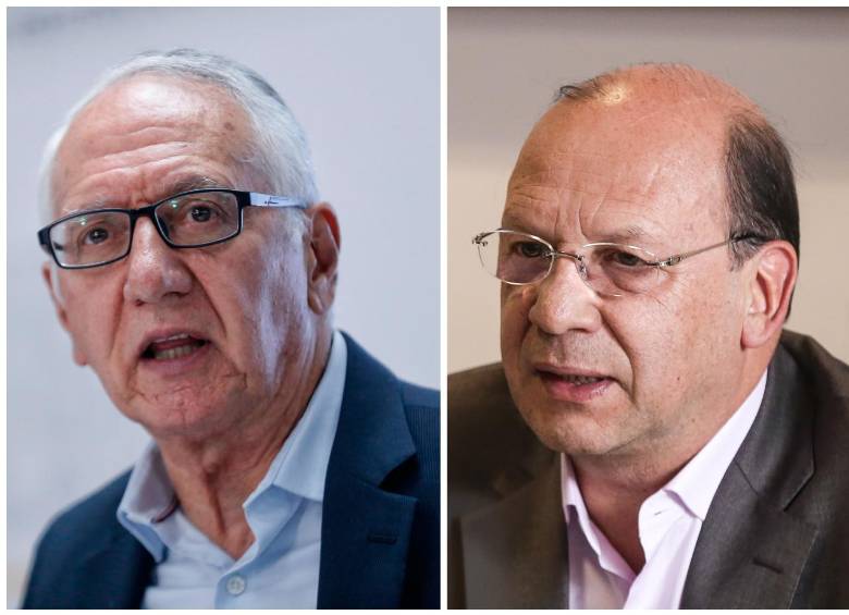 Ministro de Salud, Guillermo Alfonso Jaramillo, y ministro de Hacienda, Germán Ávila. FOTOS: Colprensa