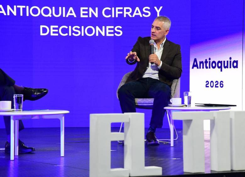 En el foro Antioquia impacta y transforma organizado por El Tiempo, el gobernador Andrés Rendón hizo un llamado al Gobierno nacional frente a obras claves para la región. Foto: cortesía.