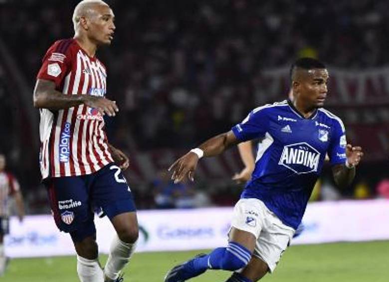 El cuadro barranquillero ganó 1-0 en el duelo de ida en el estadio Metropolitano de Barranquilla, con un gol de Carlos Bacca. FOTO: TOMADA DEL X DE @DIMAYOR 
