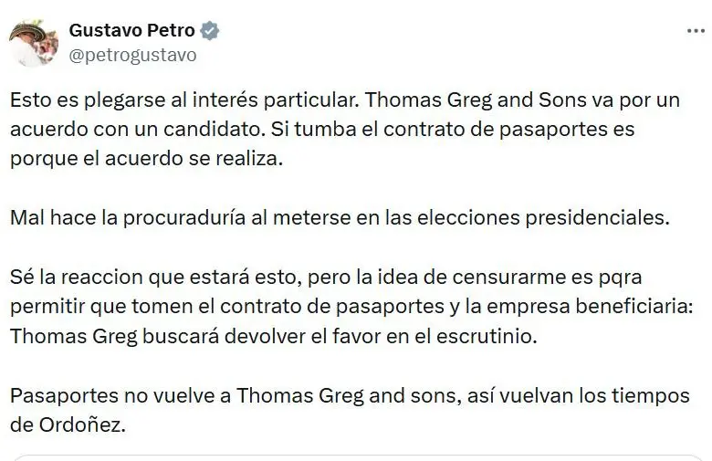 Cancillería asegura que procesos judiciales contra el Fondo Rotatorio no afectarán la expedición de pasaportes
