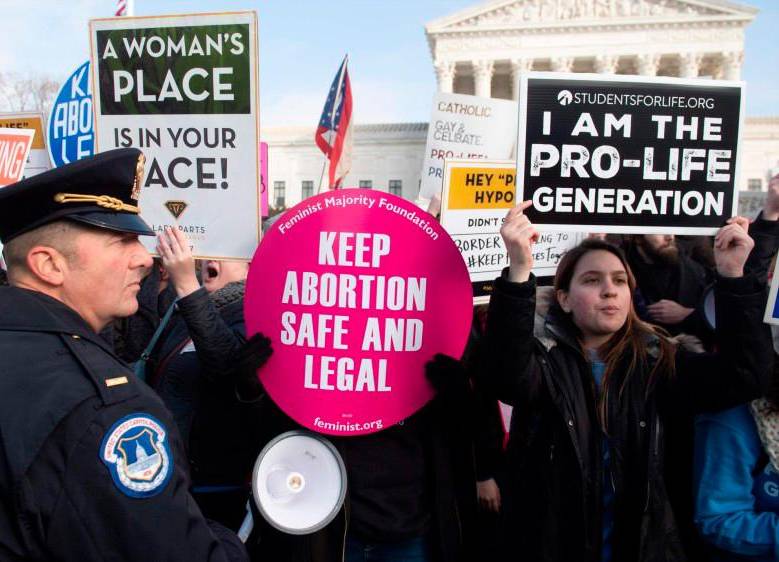 La sentencia apunta a la anulación de la famosa sentencia “Roe contra Wade”, que desde 1973 protege el derecho al aborto en EE.&nbsp;UU. FOTO AFP