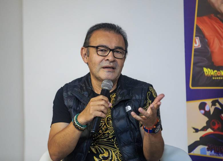 “Latinoamérica encontró en Dragon Ball un mensaje de esperanza y lucha constante”, dijo Mario Castañeda en Comic Con Medellín 2024. FOTO Camilo Suárez