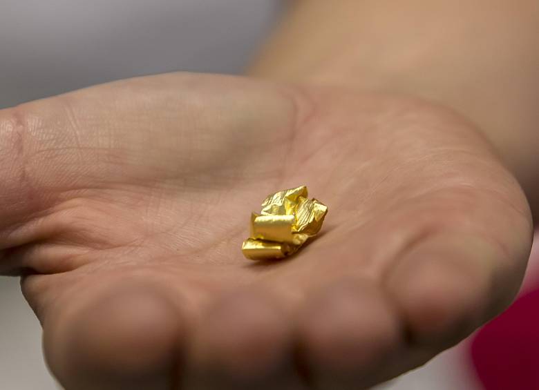 El oro es el tercer producto más exportado por Colombia, después del petróleo y el café. Foto: Juan Antonio Sánchez
