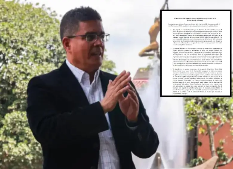 El Consejo Superior Universitario votó con mayoría en rechazo a la renuncia de John Jairo Arboleda. FOTO: Cortesía