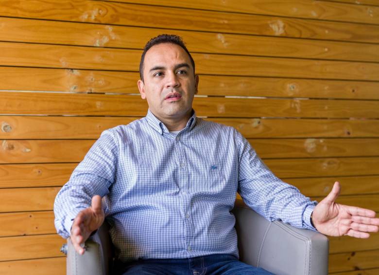 León Mario Bedoya fue alcalde de Itagüí entre 2016 y 2019 y está aspirando nuevamente al cargo. FOTO CAMILO SUÁREZ