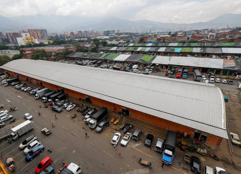 El homicidio del cotero ocurrió en la Central Mayorista de Antioquia. FOTO Archivo Manuel Saldarriaga
