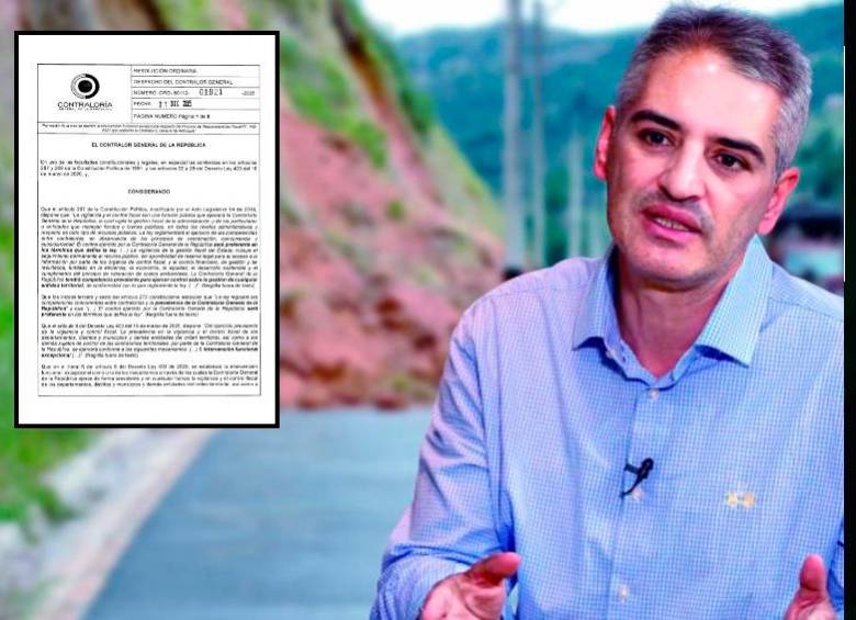 La Contraloría General de la República asumió el expediente por las ciclorrutas de Oriente, en el cual formularon cargos contra el gobernador Andrés Julián Rendón. FOTO: EL COLOMBIANO