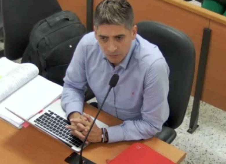 Mario Burgos, exfiscal. Foto: tomada de video