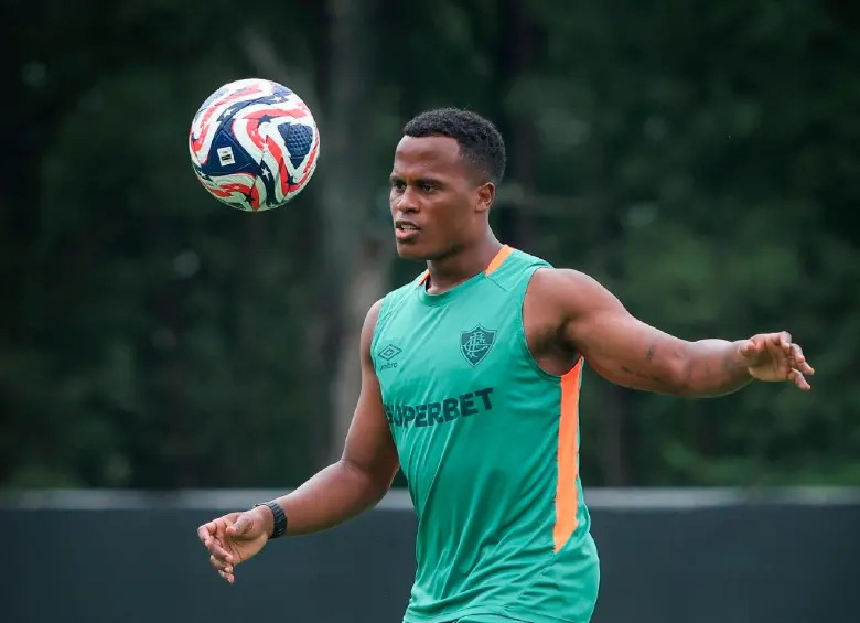 Jhon Arias, una de las figuras del Fluminense de Brasil. FOTO X-FLUMINENSE