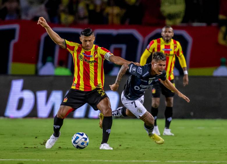 El tanto del grande matecaña lo anotó Juan Santacruz. FOTO: TOMADA DEL TWITTER DE @Libertadores