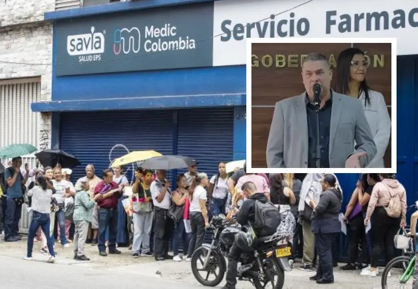 El gerente, Luis Fernando Arroyave Soto, relató la difícil situación que vive el hospital, el cual se ha visto afectado tanto en la prestación del servicio como en el pago al personal médico. Savia Salud salió al paso y respondió que sí ha girado parte de lo adeudado al hospital. FOTO: Cortesía Jaime Pérez y Gobernación de Antioquia