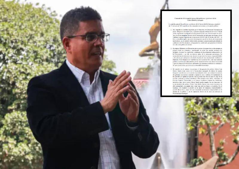El Consejo Superior Universitario votó con mayoría en rechazo a la renuncia de John Jairo Arboleda. FOTO: Cortesía