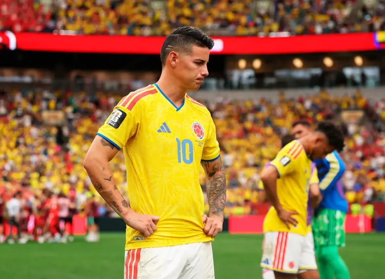 El futbolista colombiano James Rodríguez fue el capitán del seleccionado criollo en el Mundial de Norteamérica. Foto: Getty