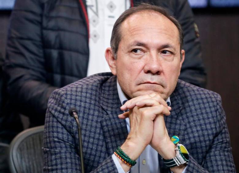 El ministro de Trabajo, Antonio Sanguino, participó en un evento político esta semana. FOTO COLPRENSA