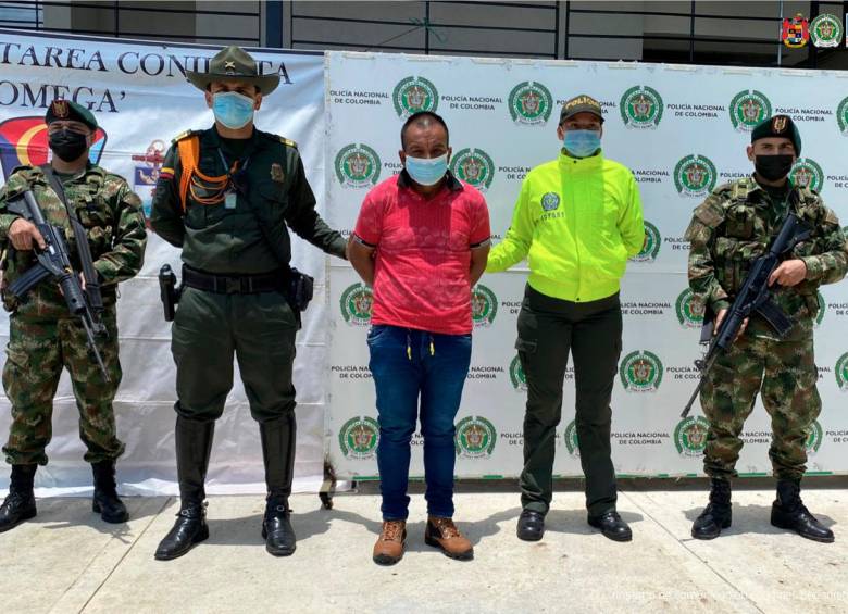 El gobernador indígena Reynaldo Quebrada fue capturado por los presuntos delitos de secuestro extorsivo y deforestación. FOTO: CORTESÍA