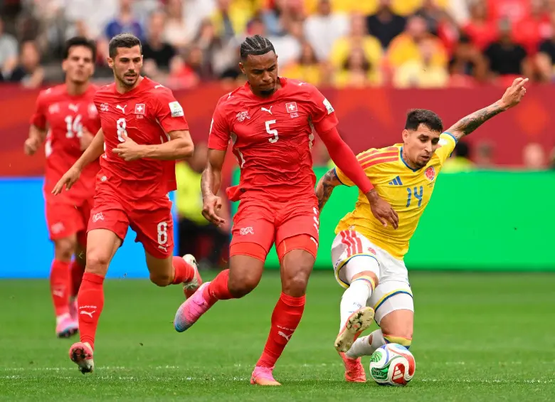 La Selección Colombia quedó eliminada del Mundial de Norteamérica en octavos de final: perdió su duelo contra Suiza. Foto: Getty