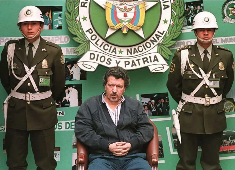 Miguel Rodríguez Orejuela, detenido el 6 de agosto de 1995 en Cali y posteriormente extraditado a los Estados Unidos el 11 de marzo de 2005. Foto: Policía