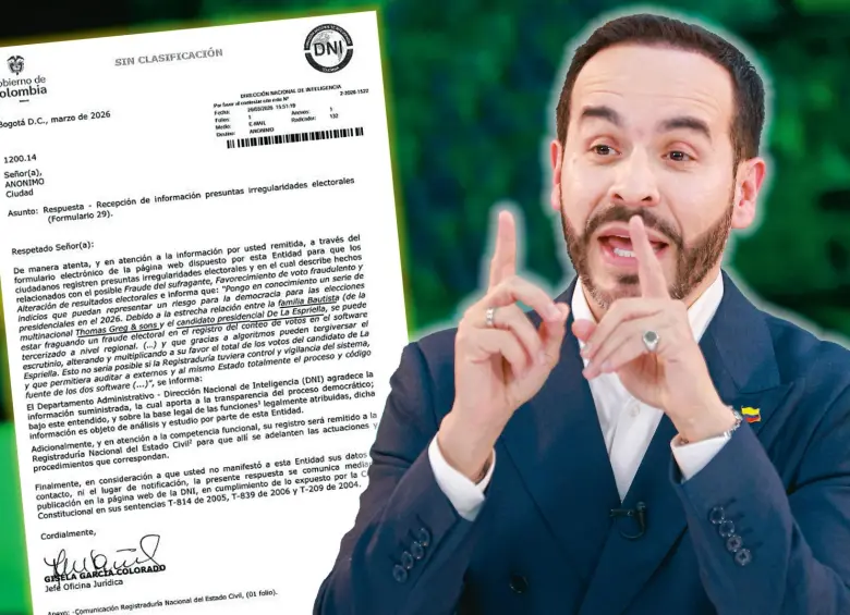 El abogado Abelardo de la Espriella ha ocupado el segundo lugar de la intención de voto en las recientes encuestas, detrás de Iván Cepeda, el candidato del oficialismo. FOTO cortesía