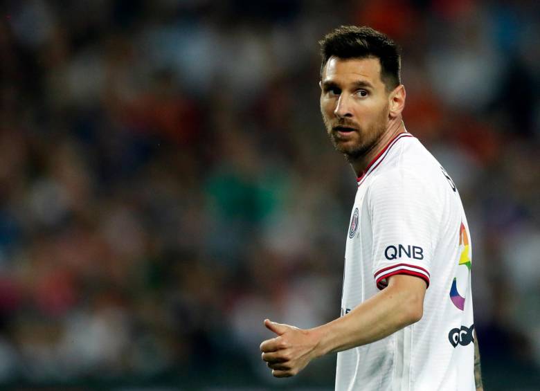 El argentino Lionel Messi está por finalizar su primera temporada con el PSG. FOTO: EFE