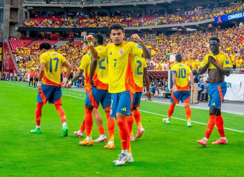 El colombiano Luis Díaz es el goleador de las eliminatorias Suramericanas al Mundial Norteamérica 2026. FOTO: JUAN ANTONIO SÁNCHEZ
