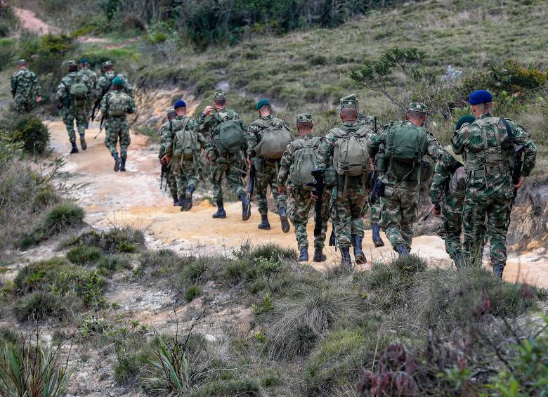 La operación militar se desarrolla aproximadamente desde las once de la mañana de este jueves. FOTO: CORTESÍA EJÉRCITO