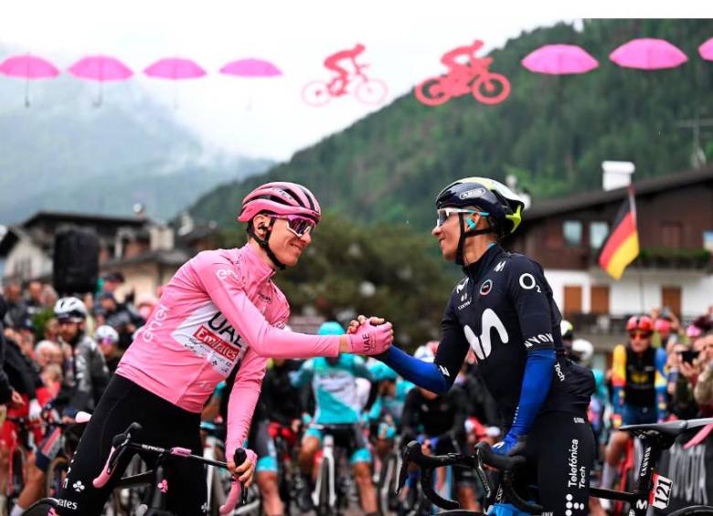 Nairo Quintana se refirió nuevamente a su retiro y a la superioridad de Tadej Pogačar. FOTO GETTY