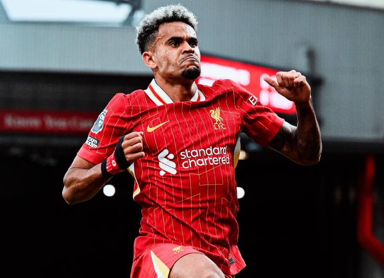 Luis Díaz, uno los jugadores de mejor momento en el Liverpool. FOTO X-LIVERPOOL