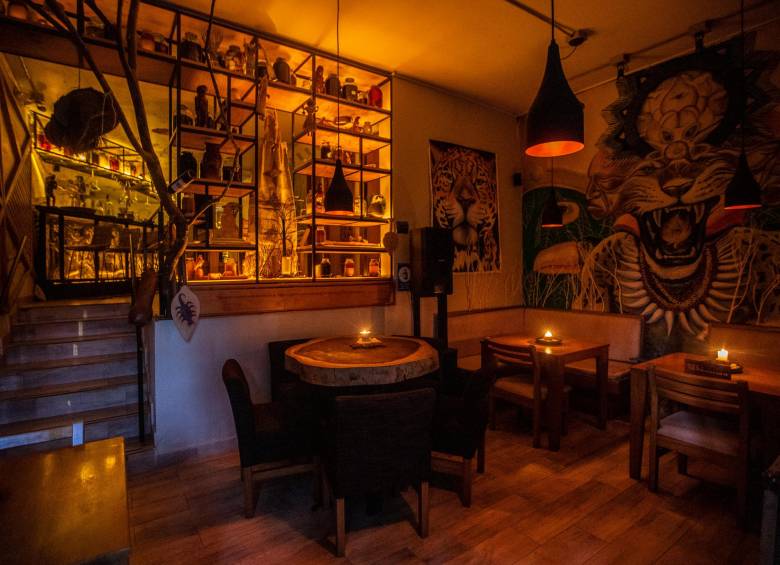Juräkub, un gastro bar chamánico que introduce en la cultura y los sabores del Amazonas. Ubicado en Provenza, en El Poblado. Foto : Camilo Suárez 