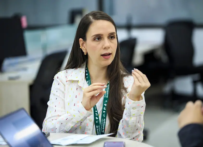 María Alejandra Escobar Mejía, directora de Fiscalización y Control de la Secretaría de Hacienda del Departamento de Antioquia. FOTO Camilo SUárez