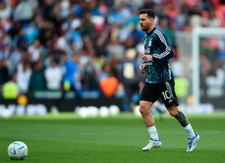 Leo Messi podría ganar su primera Copa Mundo en Qatar. FOTO: EFE