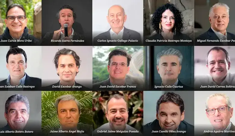 Entre los 15 graduados de EAFIT reconocidos por Merco Líderes están tres integrantes del Consejo Superior de la Universidad y la rectora Claudia Restrepo Montoya. FOTO cortesía Eafit