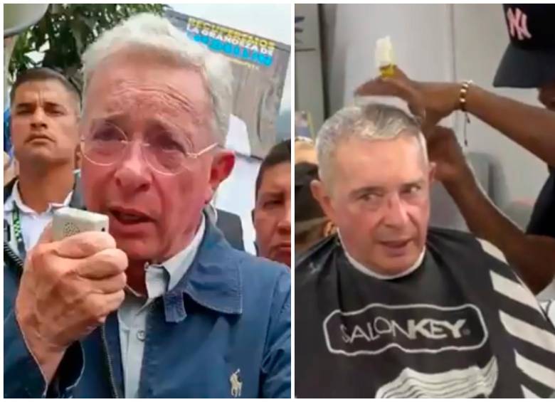 Uribe ya ha hecho incursiones en otros sectores populares de Medellín, para presentar las propuestas del Centro Democrático. FOTO CORTESÍA