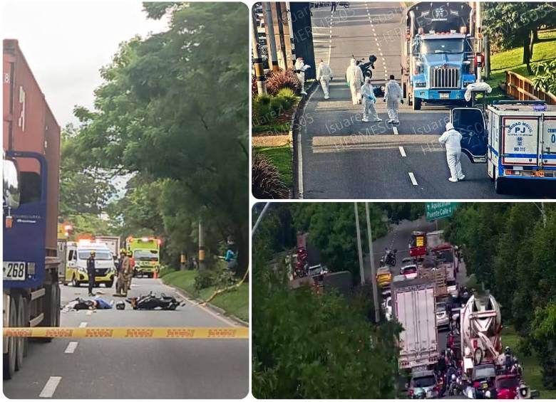 En lo corrido de 2025, ya van 64 motociclistas que han fallecido en las vías de Medellín. FOTOS: Cortesía Secretaría de Movilidad