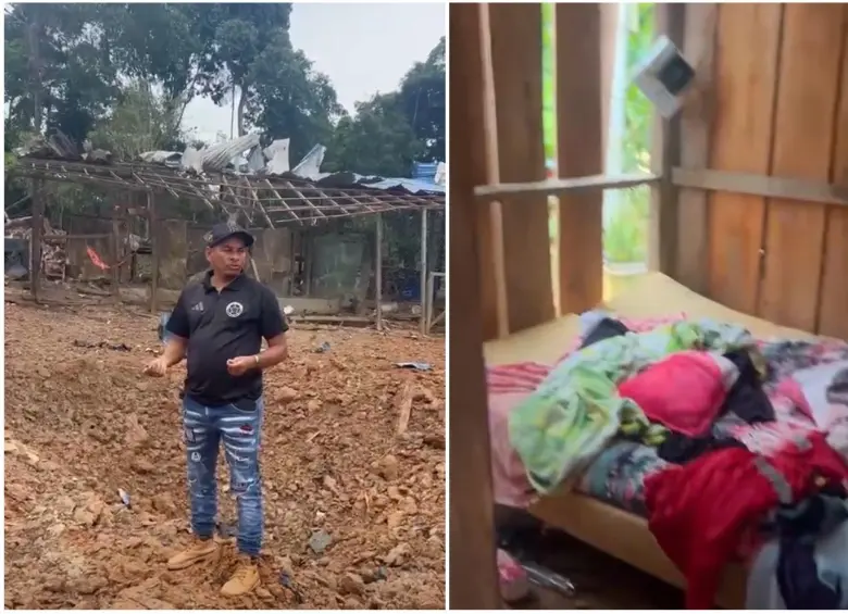 En el lugar, según su denuncia, permanecen familias dedicadas a la minería artesanal, incluidos niños, adolescentes, adultos y personas mayores. Imágenes tomadas de video de Cahucopana Nordeste. 