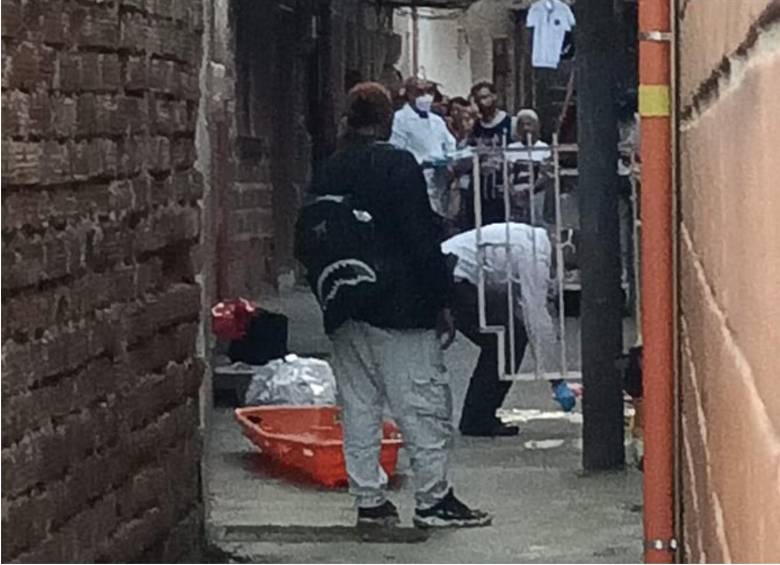 Los hechos ocurrieron en un callejón del barrio El Bolo, en la comuna de Guayabal. FOTO: CORTESÍA
