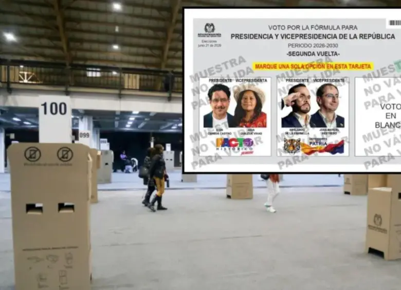 Colombia vive este 21 de junio de 2026 la segunda vuelta presidencial. Foto: Registraduría